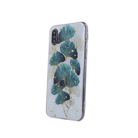 Nakładka Gold Glam do iPhone 15 Pro 6,1" listki