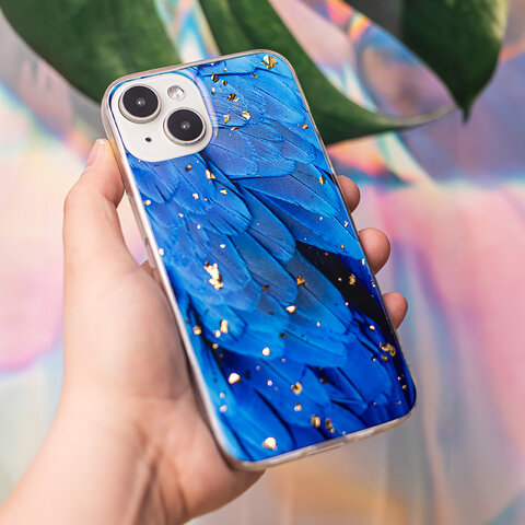 Nakładka Gold Glam do Samsung Galaxy A05S blue