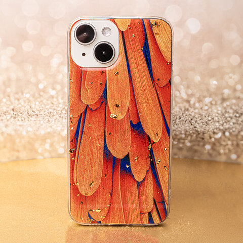 Nakładka Gold Glam do Samsung Galaxy A15 4G / A15 5G orange