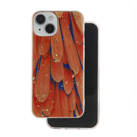 Nakładka Gold Glam do Samsung Galaxy A15 4G / A15 5G orange
