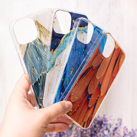 Nakładka Gold Glam do Samsung Galaxy A34 5G blue