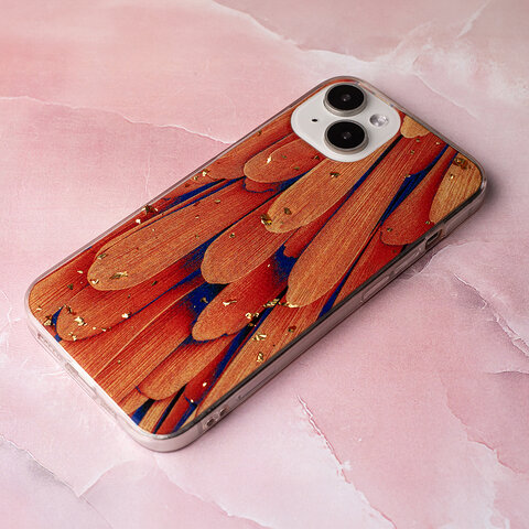 Nakładka Gold Glam do Xiaomi Redmi 13C 4G / 13C 5G orange