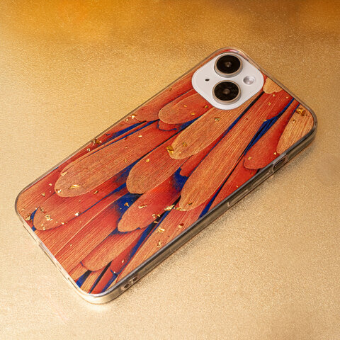 Nakładka Gold Glam do Xiaomi Redmi 13C 4G / 13C 5G orange