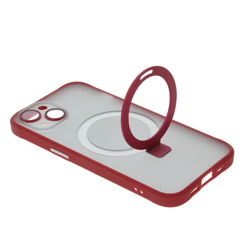 Nakładka Mag Ring do iPhone 15 6,1" czerwony