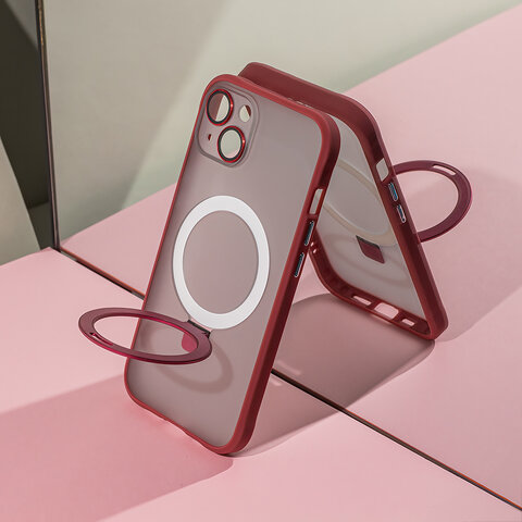 Nakładka Mag Ring do iPhone 15 6,1" czerwony