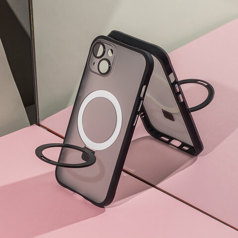 Nakładka Mag Ring do iPhone 15 Plus 6,7" czarny