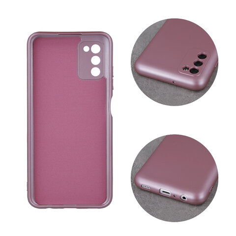 Nakładka Metallic do Samsung Galaxy A15 4G / A15 5G różowa
