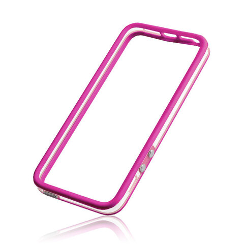 Nakładka na brzegi Bumper Clear do Apple iPhone 6 (4,7") różowy