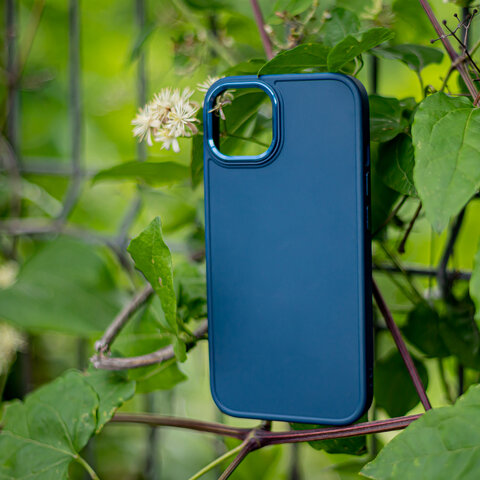 Nakładka Satin do Samsung Galaxy A05s ciemnoniebieska