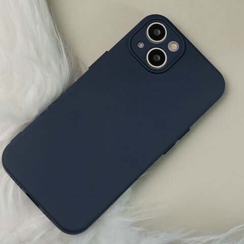 Nakładka Silicon do Samsung Galaxy A15 4G / A15 5G ciemnoniebieska