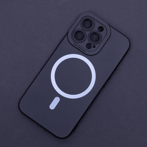 Nakładka Silicon Mag do iPhone 15 Pro 6,1" czarna