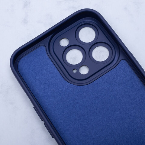 Nakładka Silicon Mag do iPhone 15 Pro Max 6,7" ciemnoniebieska