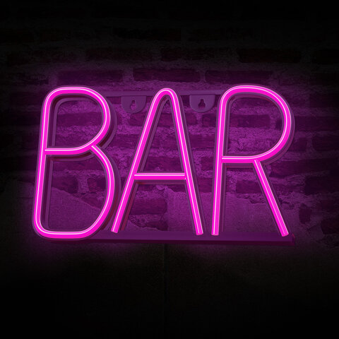 Neon LED BAR róż Bat + USB FLNE24 Forever Light Neon LED BAR róż Bat + USB FLNE24 Forever Light