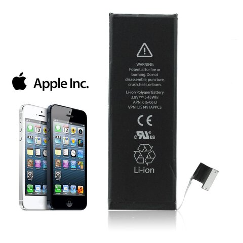 Oryginalna bateria APN 616-0611 616-0613 616-0610 do Apple iPhone 5 iPhone 5G 1440mAh