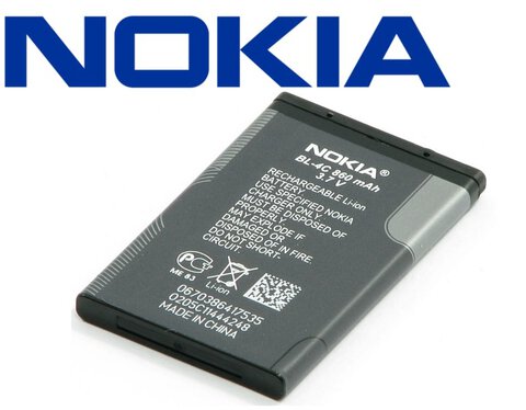 Oryginalna bateria BL-4C do Nokia 6100 6300 X2 C2-05 E50 E60 N70 N71 N72 N91 X2 890mAh