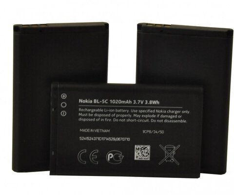 Oryginalna bateria BL-5C do Nokia E50 N70 3100 6230I 6600 1020mAh