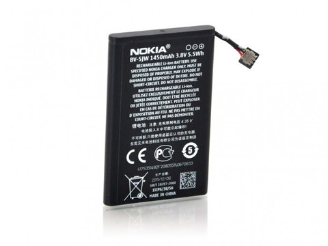 Oryginalna bateria BV-5JW do Nokia Lumia 800, N9 (N9-00) 1450mAh