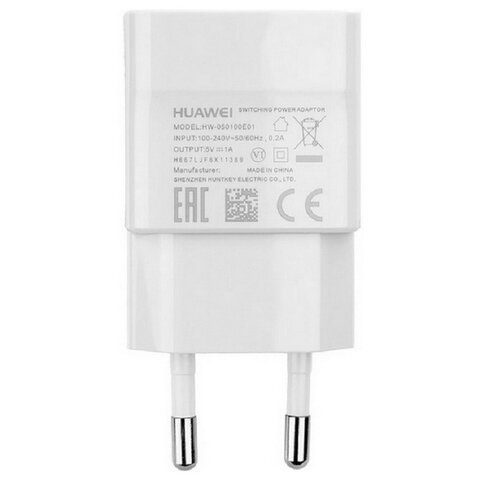 Oryginalna ładowarka sieciowa Huawei HW-050100E01 1A biała
