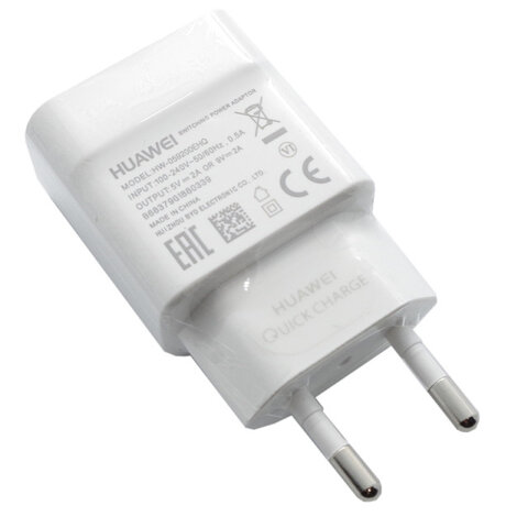 Oryginalna ładowarka sieciowa Huawei HW-059200EHQ + kabel HL-1289 USB-C TYP-C 3.1 biały