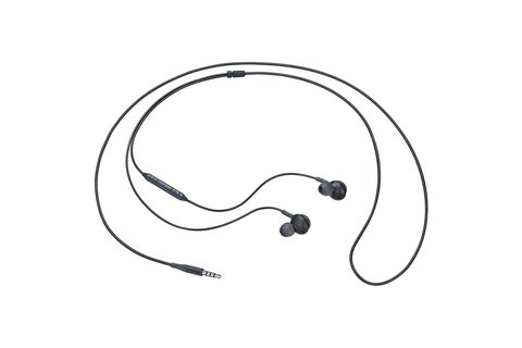 Zestaw oryginalne słuchawki Samsung AKG by Harman EO-IG955 OEM+ adapter Skystars AUX mini jack - USB-C