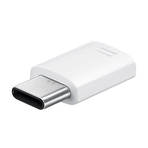 Oryginalny adapter Samsung GH98-40218A microUSB - USB-C biały bulk