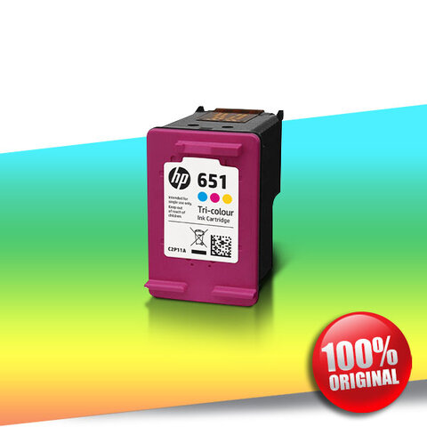 Oryginalny tusz HP 651 Kolor (C2P11AE)