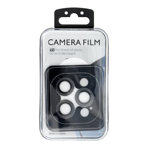 Osona aparatu PROTECTOR 9H + aplikator do IPHONE 12 PRO MAX czarna