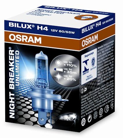 Osram H4 NightBreaker UNLIMITED + 110% światła