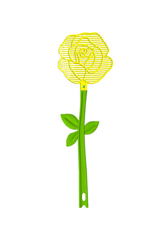 Packa na muchy ze szczypcami kwiatek Bros żółty