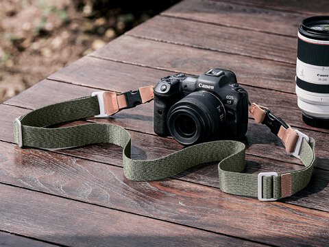 Pasek do aparatu K&F Concept Alpha Strap - zielony vintage