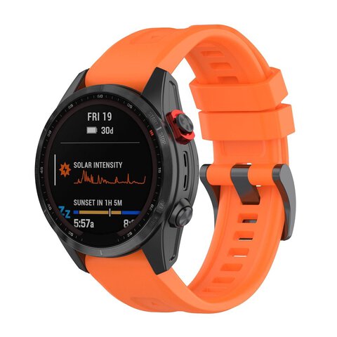 Pasek / opaska do smartwatcha Garmin FENIX 3 / 3HR / 5X / 6X / 6X PRO / 7X / 7X PRO pomaracz (8)