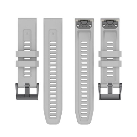 Pasek / opaska do smartwatcha Garmin FENIX 3 / 3HR / 5X / 6X / 6X PRO / 7X / 7X PRO szary (12)