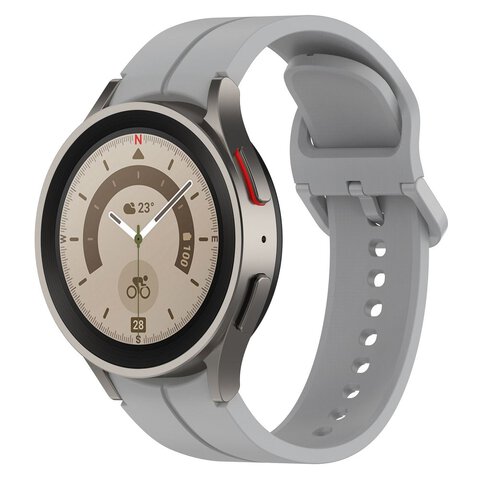 Pasek / opaska do smartwatcha SAMSUNG WATCH 4 / 5 szary (4)