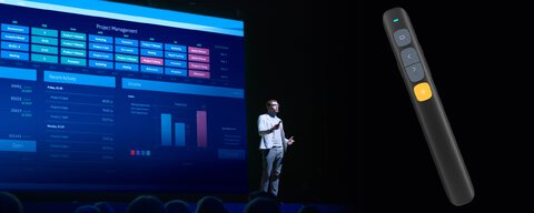 Pilot z wskaźnikiem laserowym do prezentacji multimedialnych Norwii N29