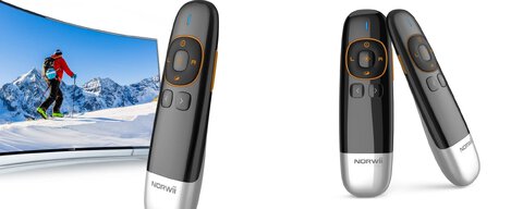 Pilot z wskaźnikiem laserowym do prezentacji multimedialnych Norwii N86s