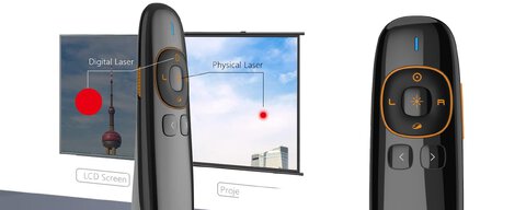 Pilot z wskaźnikiem laserowym do prezentacji multimedialnych Norwii N86s