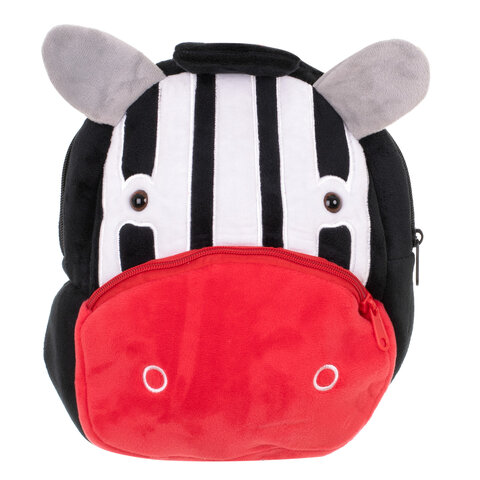Plecak pluszowa zebra dla przedszkolaka 24cm