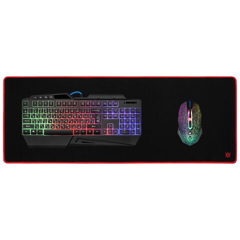 Podkładka pod mysz Defender Black Ultra 800x300x3mm