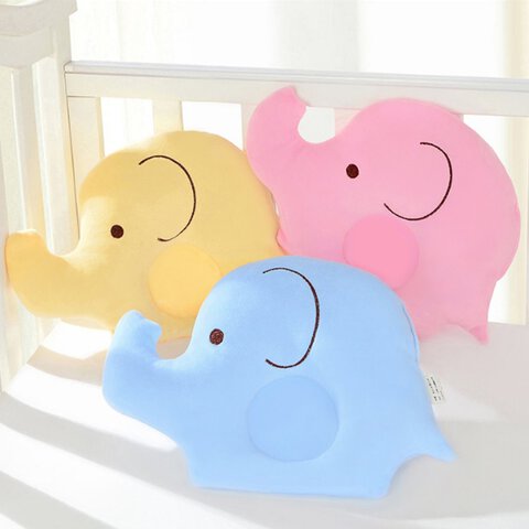 Poduszka dla niemowląt słonik niebieski