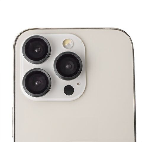 Pojedyncze szkło na aparat do iPhone 12 Mini / iPhone 12 / iPhone 11 czarna ramka