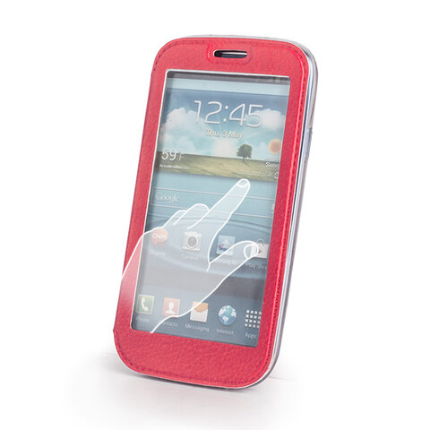 Pokrowiec etui SMART VIEW do Samsung Galaxy Note 3 różowy