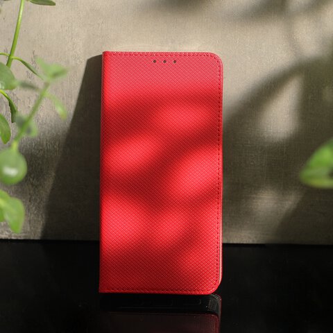 Etui Smart Magnet do Huawei Y6 2019 czerwone