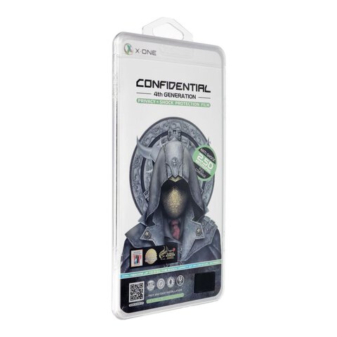 Protektor LCD X-ONE Extreme Shock Eliminator 4th gen. Privacy - do iPhone 13 Pro Max/14 Plus