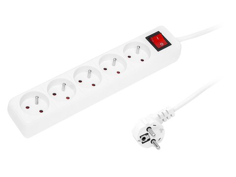 Przedłużacz sieciowy 5G 3M biały Blow