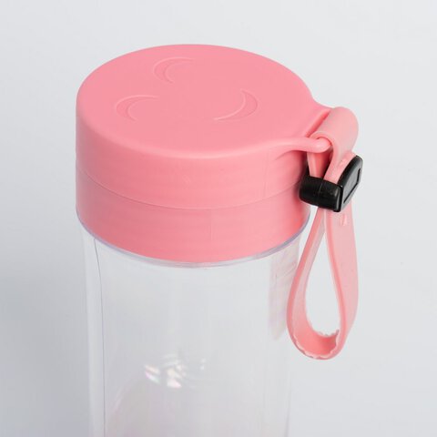 Przenośny blender do owoców do smoothie 380 ml różowy Przenośny blender do owoców do smoothie 380 ml różowy