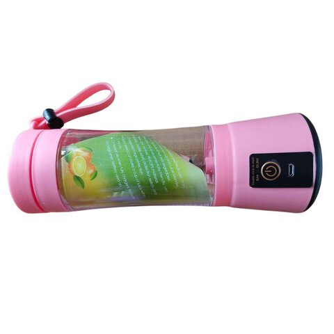 Przenośny blender do owoców do smoothie 380 ml różowy Przenośny blender do owoców do smoothie 380 ml różowy