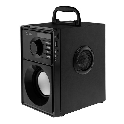 Przenośny głośnik bluetooth stereo z odtwarzaczem MP3 Media-Tech BoomBox Silver MT3179
