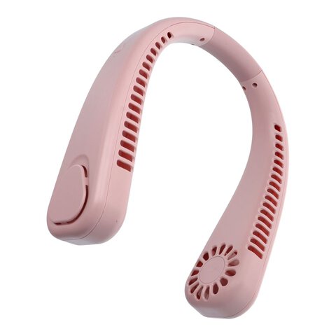 Przenośny wentylator na szyję RC-K-1065 różowy