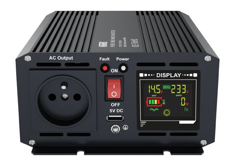 Przetwornica napięcia Newell z czystą sinusoidą - 12 V / 230 V, 500 W