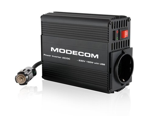 przetwornica Modecom MC-C015 150W 24V DC -> 230V AC